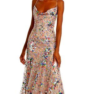 Milly Odetta Confetti Sequined Dress Size 6